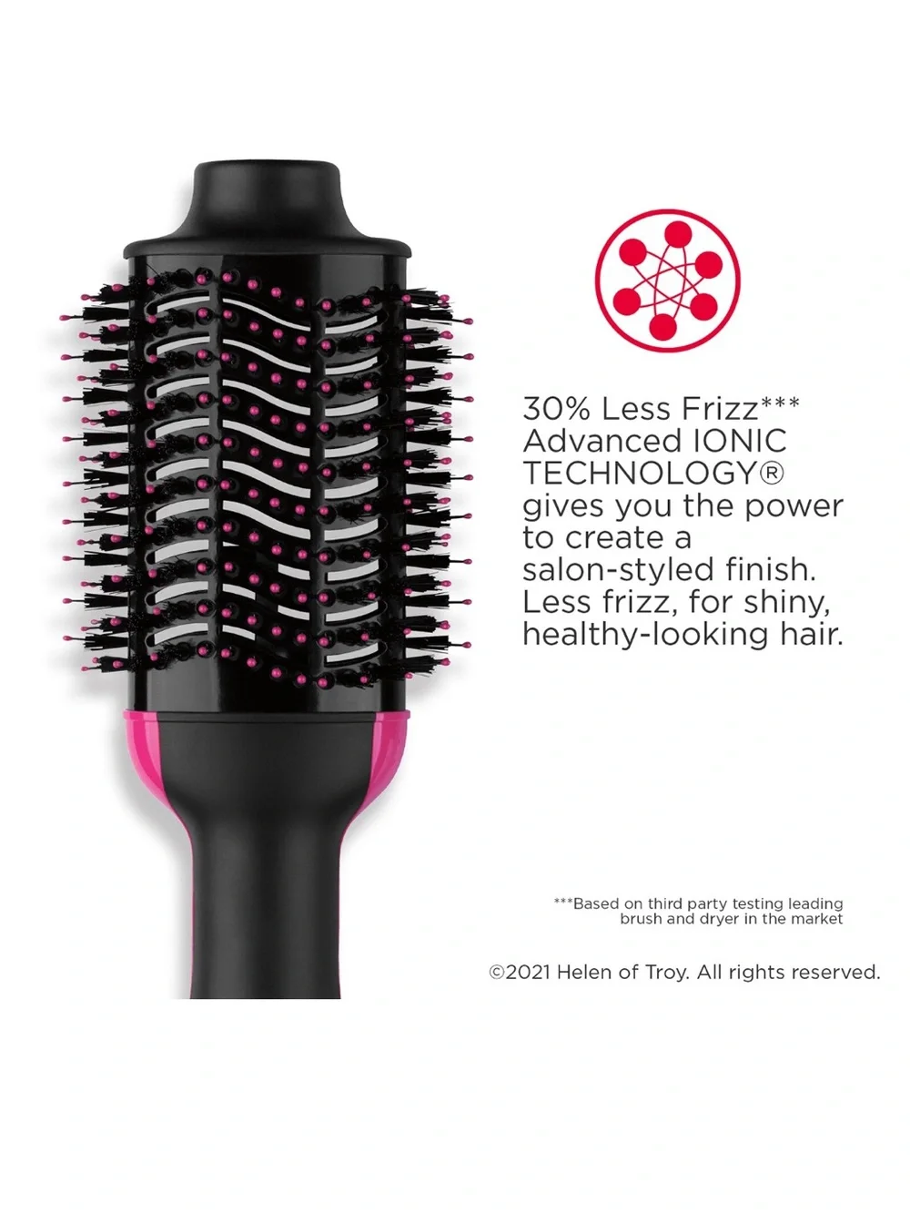 Revlon One Step Hair Dryer And Volumizer Hot Air Brush, Black